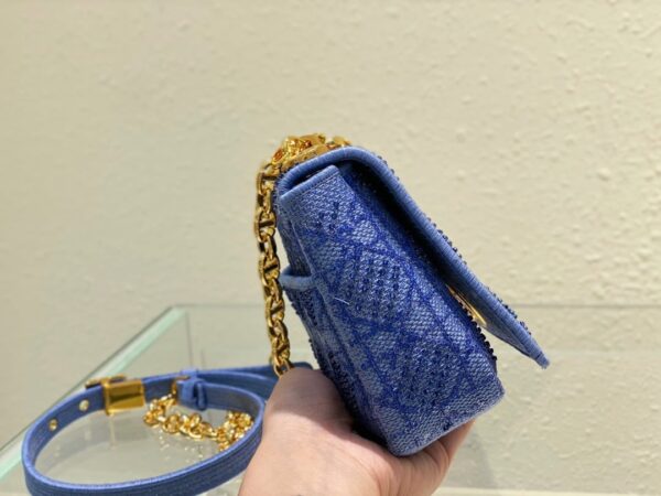 1:1 Replica Christian Dior Medium Dior Caro Bag Blue, For Women, Women’s Handbags 25.5cm/10in CD