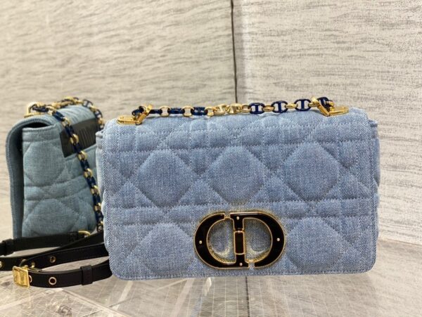 1:1 Replica Christian Dior Medium Dior Caro Bag Blue , For Women, Women’s Handbags 25.5cm/10in CD M9242WTJF_M928