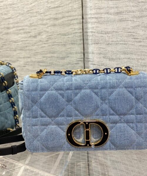 1:1 Replica Christian Dior Medium Dior Caro Bag Blue , For Women, Women’s Handbags 25.5cm/10in CD M9242WTJF_M928