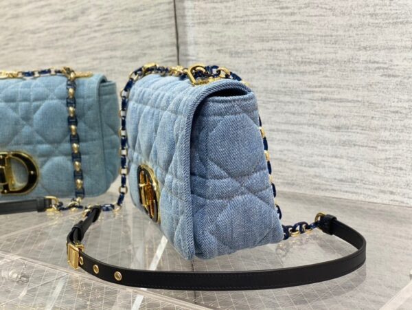 1:1 Replica Christian Dior Medium Dior Caro Bag Blue , For Women, Women’s Handbags 25.5cm/10in CD M9242WTJF_M928