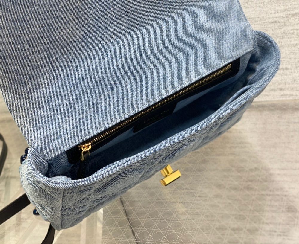 1:1 Replica Christian Dior Medium Dior Caro Bag Blue , For Women, Women’s Handbags 25.5cm/10in CD M9242WTJF_M928