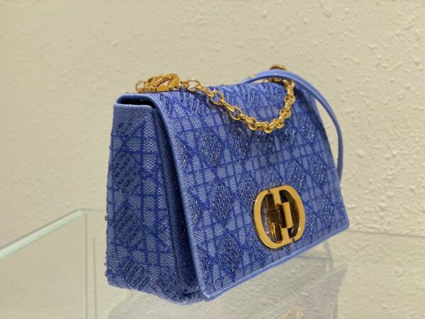 1:1 Replica Christian Dior Medium Dior Caro Bag Blue, For Women, Women’s Handbags 27.5cm/10.8in CD