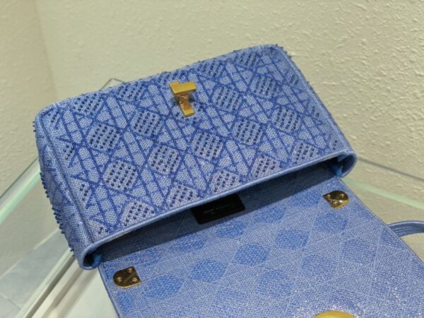 1:1 Replica Christian Dior Medium Dior Caro Bag Blue, For Women, Women’s Handbags 27.5cm/10.8in CD