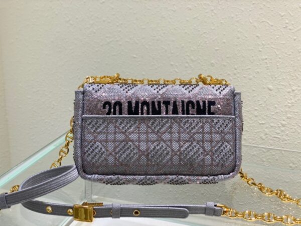 1:1 Replica Christian Dior Medium Dior Caro Bag Gray , For Women, Women’s Handbags 25.5cm/10in CD