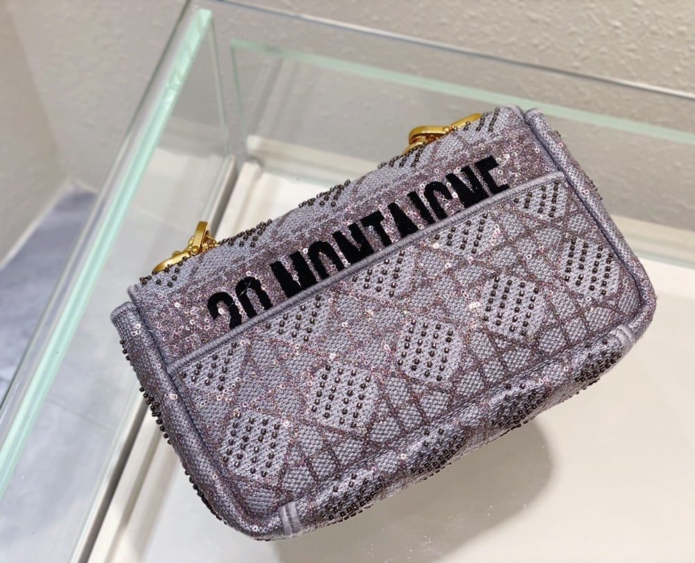 1:1 Replica Christian Dior Medium Dior Caro Bag Gray , For Women, Women’s Handbags 25.5cm/10in CD