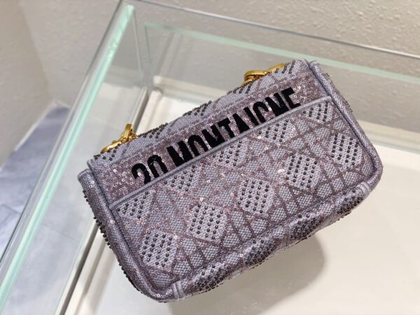 1:1 Replica Christian Dior Medium Dior Caro Bag Gray , For Women, Women’s Handbags 25.5cm/10in CD