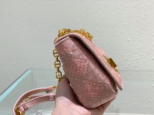 1:1 Replica Christian Dior Medium Dior Caro Bag Pink, For Women, Women’s Handbags 25.5cm/10in CD