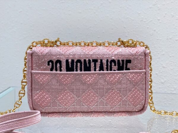 1:1 Replica Christian Dior Medium Dior Caro Bag Pink, For Women, Women’s Handbags 25.5cm/10in CD