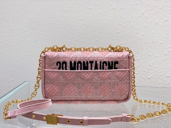 1:1 Replica Christian Dior Medium Dior Caro Bag Pink, For Women, Women’s Handbags 25.5cm/10in CD