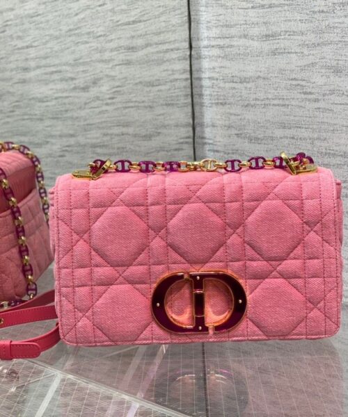 1:1 Replica Christian Dior Medium Dior Caro Bag Pink, For Women, Women’s Handbags 25.5cm/10in CD M9242WTJF_M929