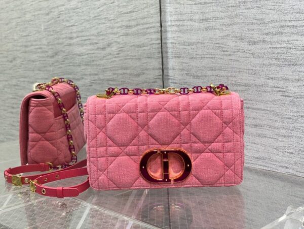 1:1 Replica Christian Dior Medium Dior Caro Bag Pink, For Women, Women’s Handbags 25.5cm/10in CD M9242WTJF_M929