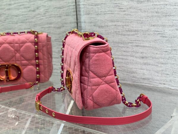1:1 Replica Christian Dior Medium Dior Caro Bag Pink, For Women, Women’s Handbags 25.5cm/10in CD M9242WTJF_M929