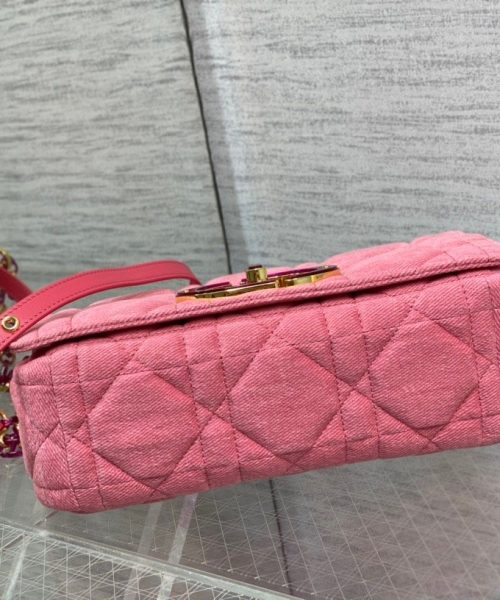 1:1 Replica Christian Dior Medium Dior Caro Bag Pink, For Women, Women’s Handbags 25.5cm/10in CD M9242WTJF_M929