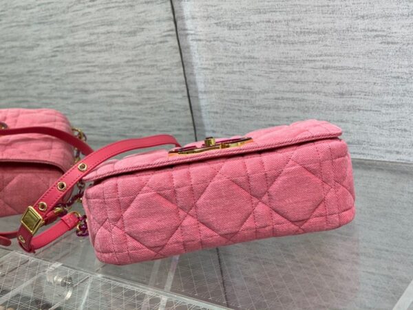 1:1 Replica Christian Dior Medium Dior Caro Bag Pink, For Women, Women’s Handbags 25.5cm/10in CD M9242WTJF_M929