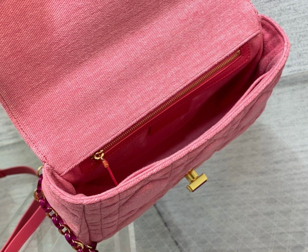 1:1 Replica Christian Dior Medium Dior Caro Bag Pink, For Women, Women’s Handbags 25.5cm/10in CD M9242WTJF_M929