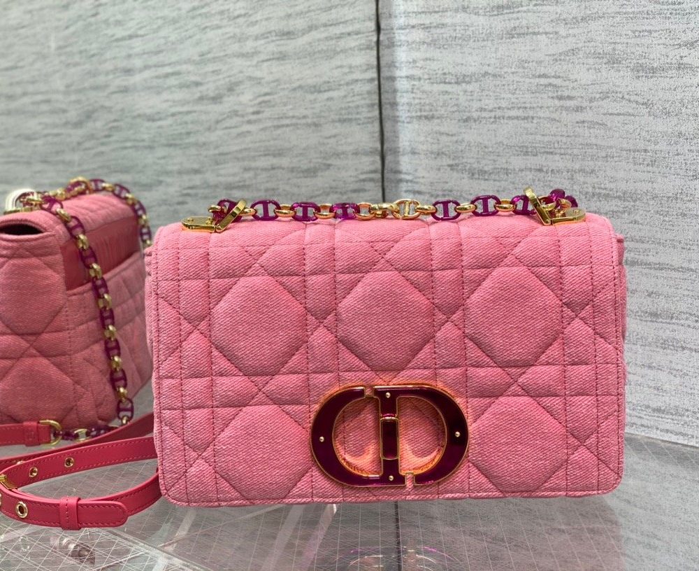 1:1 Replica Christian Dior Medium Dior Caro Bag Pink, For Women, Women’s Handbags 25.5cm/10in CD M9242WTJF_M929