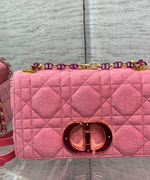 1:1 Replica Christian Dior Medium Dior Caro Bag Pink, For Women, Women’s Handbags 25.5cm/10in CD M9242WTJF_M929