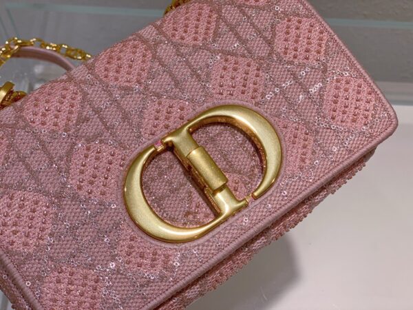 1:1 Replica Christian Dior Medium Dior Caro Bag Pink, For Women, Women’s Handbags 25.5cm/10in CD