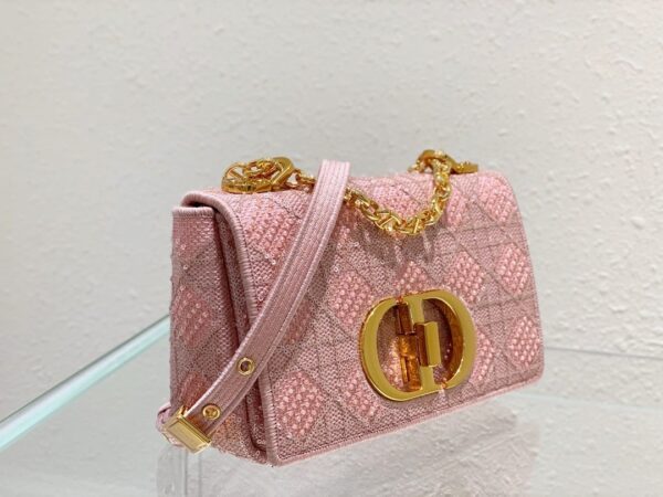 1:1 Replica Christian Dior Medium Dior Caro Bag Pink, For Women, Women’s Handbags 25.5cm/10in CD