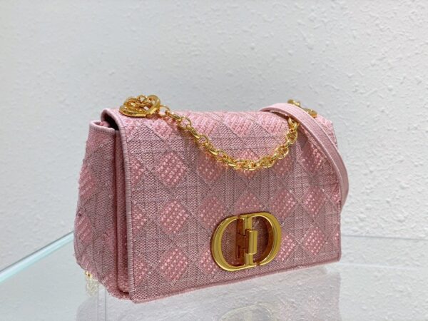 1:1 Replica Christian Dior Medium Dior Caro Bag Pink, For Women, Women’s Handbags 27.5cm/10.8in CD
