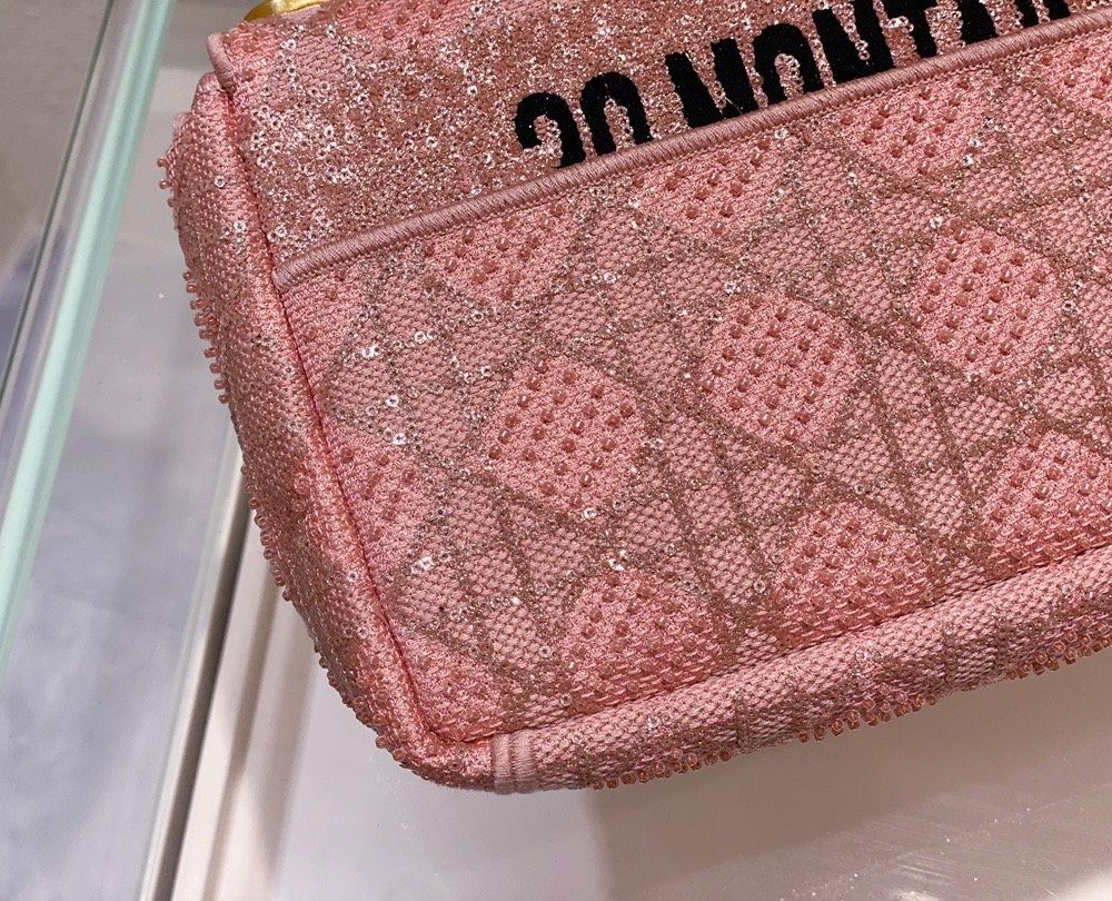 1:1 Replica Christian Dior Medium Dior Caro Bag Pink, For Women, Women’s Handbags 27.5cm/10.8in CD