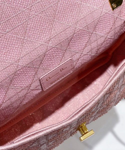 1:1 Replica Christian Dior Medium Dior Caro Bag Pink, For Women, Women’s Handbags 27.5cm/10.8in CD