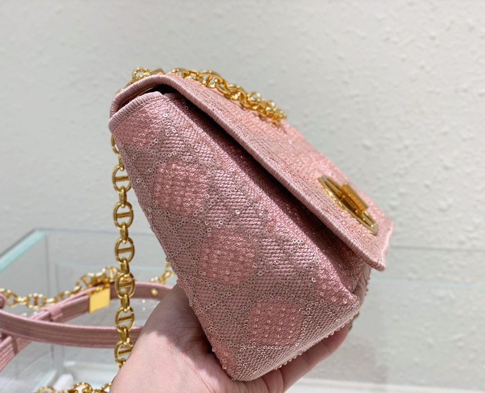 1:1 Replica Christian Dior Medium Dior Caro Bag Pink, For Women, Women’s Handbags 27.5cm/10.8in CD