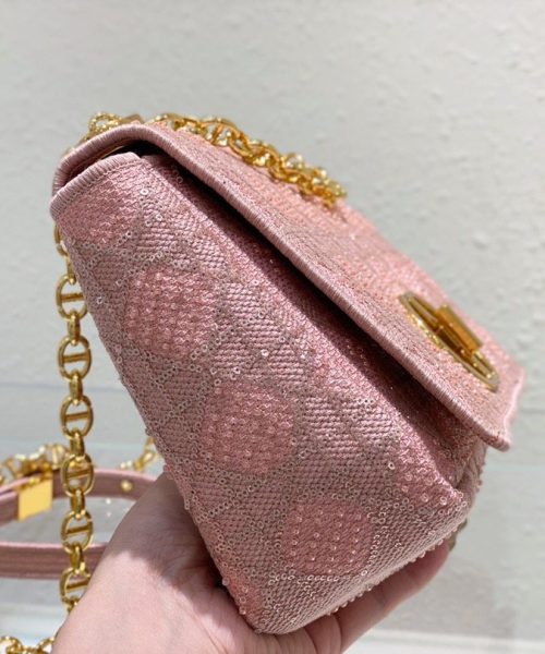 1:1 Replica Christian Dior Medium Dior Caro Bag Pink, For Women, Women’s Handbags 27.5cm/10.8in CD