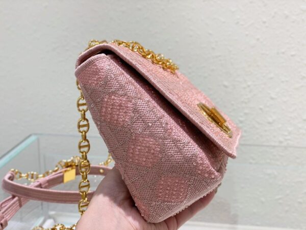 1:1 Replica Christian Dior Medium Dior Caro Bag Pink, For Women, Women’s Handbags 27.5cm/10.8in CD