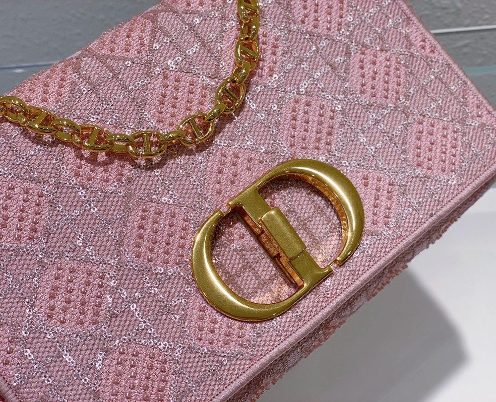1:1 Replica Christian Dior Medium Dior Caro Bag Pink, For Women, Women’s Handbags 27.5cm/10.8in CD