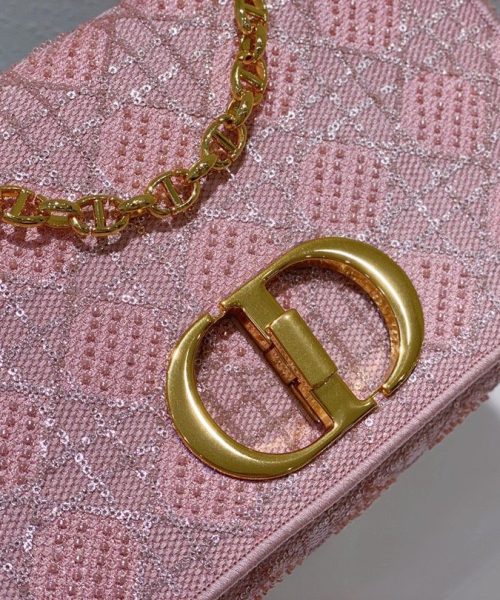1:1 Replica Christian Dior Medium Dior Caro Bag Pink, For Women, Women’s Handbags 27.5cm/10.8in CD