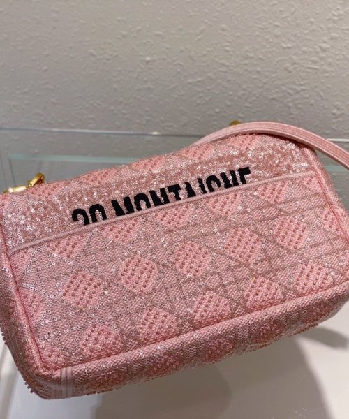 1:1 Replica Christian Dior Medium Dior Caro Bag Pink, For Women, Women’s Handbags 27.5cm/10.8in CD