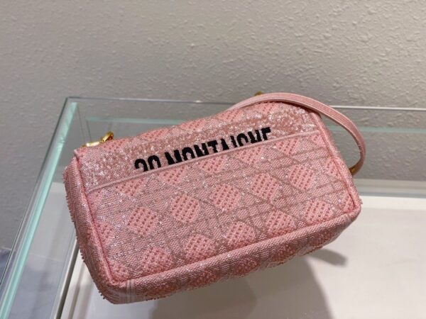 1:1 Replica Christian Dior Medium Dior Caro Bag Pink, For Women, Women’s Handbags 27.5cm/10.8in CD