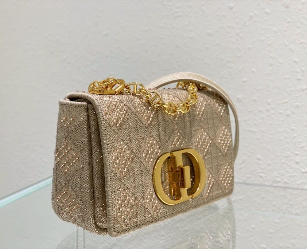 1:1 Replica Christian Dior Medium Dior Caro Bag Yellow, For Women, Women’s Handbags 25.5cm/10in CD