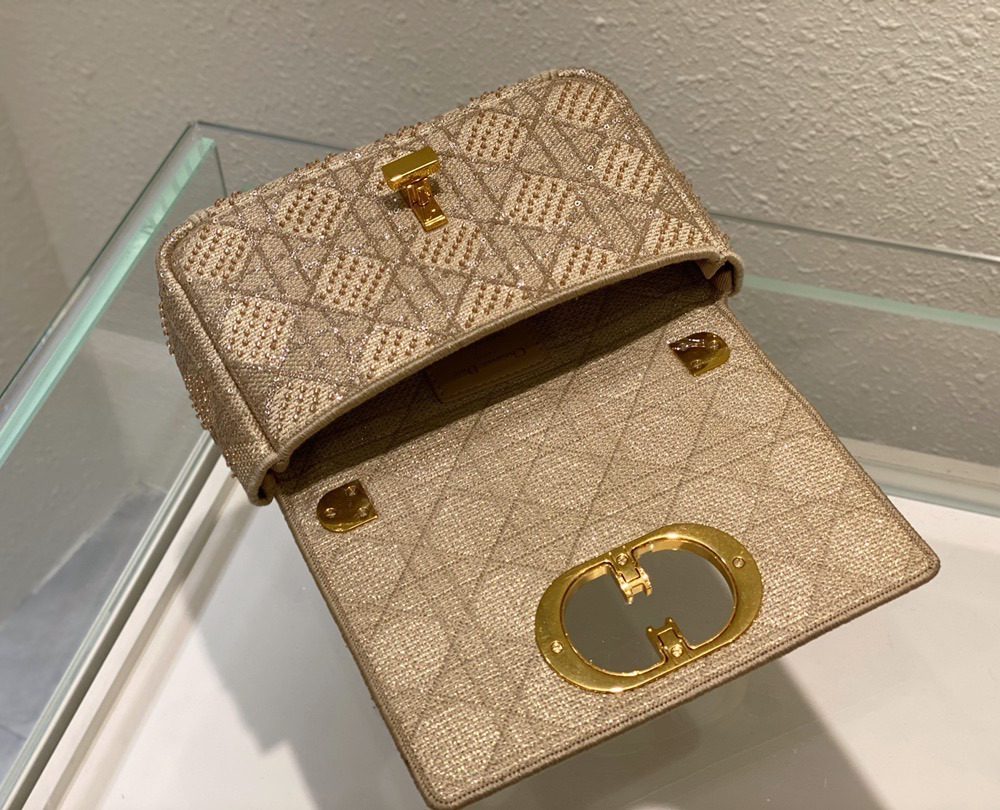 1:1 Replica Christian Dior Medium Dior Caro Bag Yellow, For Women, Women’s Handbags 25.5cm/10in CD