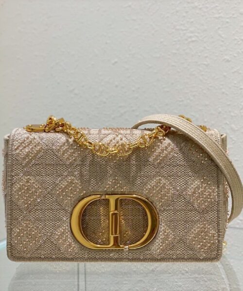 1:1 Replica Christian Dior Medium Dior Caro Bag Yellow, For Women, Women’s Handbags 25.5cm/10in CD