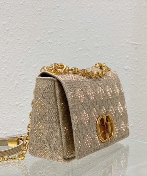 1:1 Replica Christian Dior Medium Dior Caro Bag Yellow, For Women, Women’s Handbags 27.5cm/10.8in CD