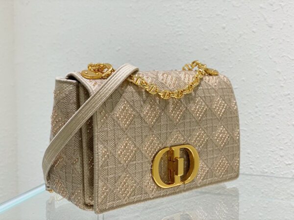 1:1 Replica Christian Dior Medium Dior Caro Bag Yellow, For Women, Women’s Handbags 27.5cm/10.8in CD