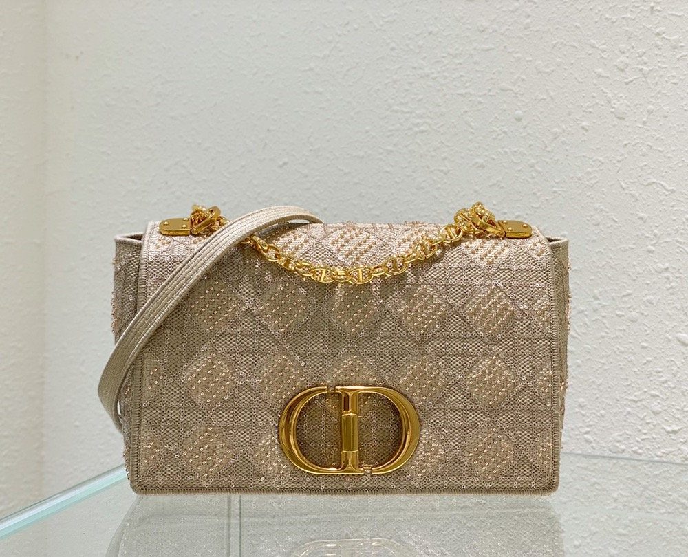 1:1 Replica Christian Dior Medium Dior Caro Bag Yellow, For Women, Women’s Handbags 27.5cm/10.8in CD