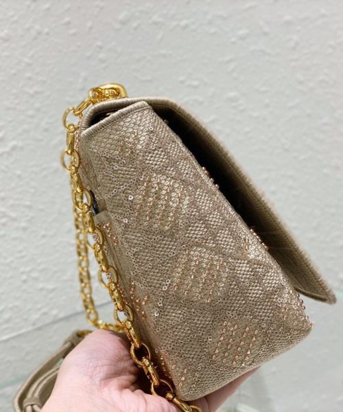 1:1 Replica Christian Dior Medium Dior Caro Bag Yellow, For Women, Women’s Handbags 27.5cm/10.8in CD