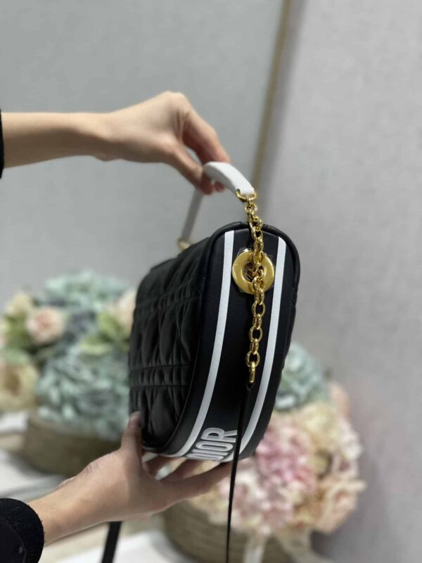 1:1 Replica Christian Dior Medium Dior Vibe Hobo Bag Black Cannage, Black, For Women Women's Handbags, Crossbody Bags, 30cm CD M7201ONOA_M911