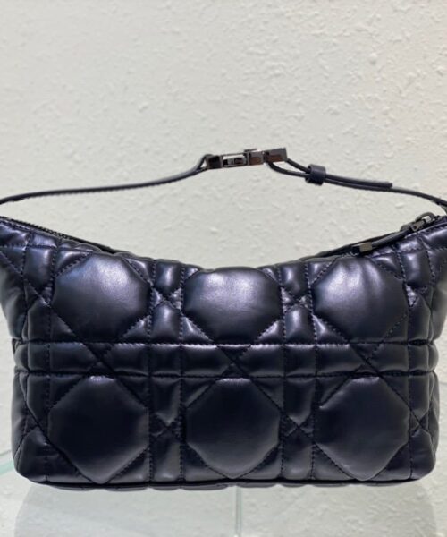 1:1 Replica Christian Dior Medium DiorTravel Nomad Pouch Black, For Women, Women’s Handbags 8.5in/22cm CD S5554BMIG_M900