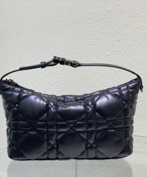 1:1 Replica Christian Dior Medium DiorTravel Nomad Pouch Black, For Women, Women’s Handbags 8.5in/22cm CD S5554BMIG_M900