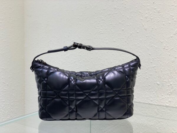 1:1 Replica Christian Dior Medium DiorTravel Nomad Pouch Black, For Women, Women’s Handbags 8.5in/22cm CD S5554BMIG_M900