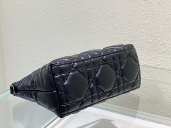 1:1 Replica Christian Dior Medium DiorTravel Nomad Pouch Black, For Women, Women’s Handbags 8.5in/22cm CD S5554BMIG_M900