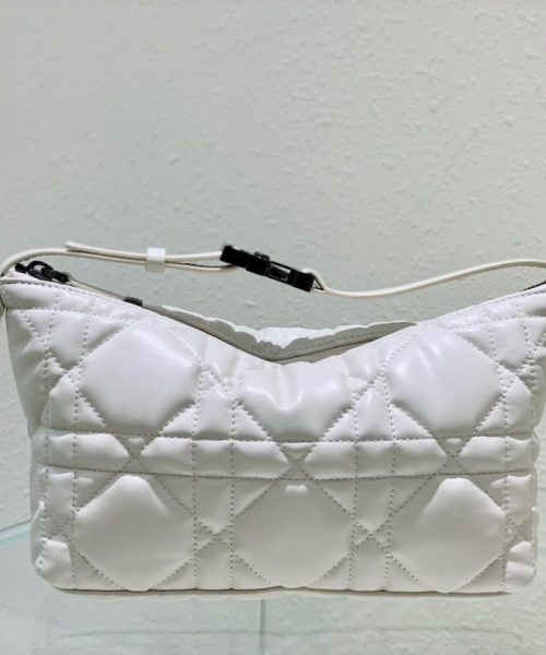 1:1 Replica Christian Dior Medium DiorTravel Nomad Pouch White, For Women, Women’s Handbags 8.5in/22cm CD S5554BMIG_M030