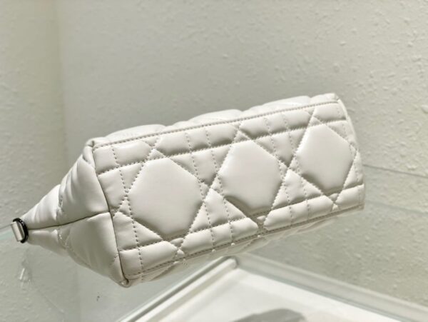 1:1 Replica Christian Dior Medium DiorTravel Nomad Pouch White, For Women, Women’s Handbags 8.5in/22cm CD S5554BMIG_M030