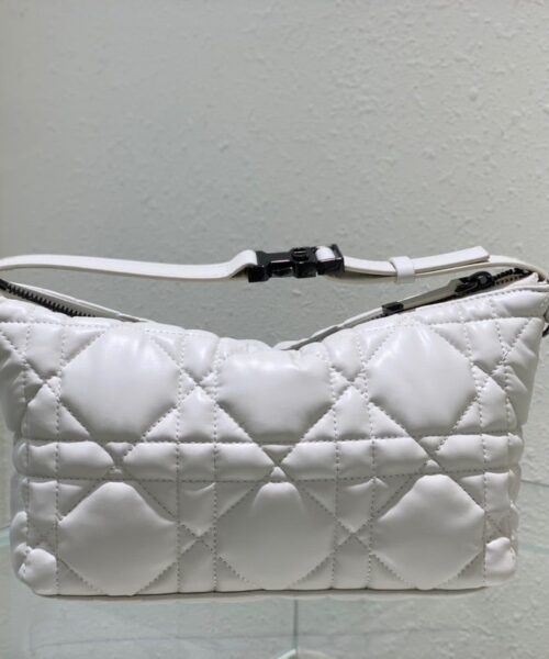 1:1 Replica Christian Dior Medium DiorTravel Nomad Pouch White, For Women, Women’s Handbags 8.5in/22cm CD S5554BMIG_M030