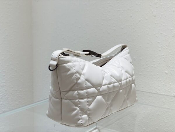 1:1 Replica Christian Dior Medium DiorTravel Nomad Pouch White, For Women, Women’s Handbags 8.5in/22cm CD S5554BMIG_M030