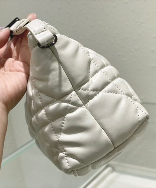 1:1 Replica Christian Dior Medium DiorTravel Nomad Pouch White, For Women, Women’s Handbags 8.5in/22cm CD S5554BMIG_M030